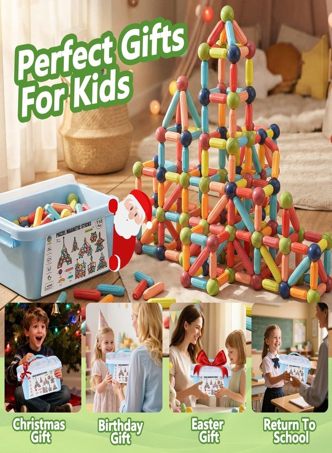 COUOMOXA Magnetic Building Blocks STEM for Kids: Educational Magnetic Set for 6-9+Years Old for Boys Girls - Construction Toys for Early Development Learning for Kids - Image 5